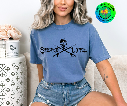 Spearolife Crossed Spearguns With Skull T-shirt