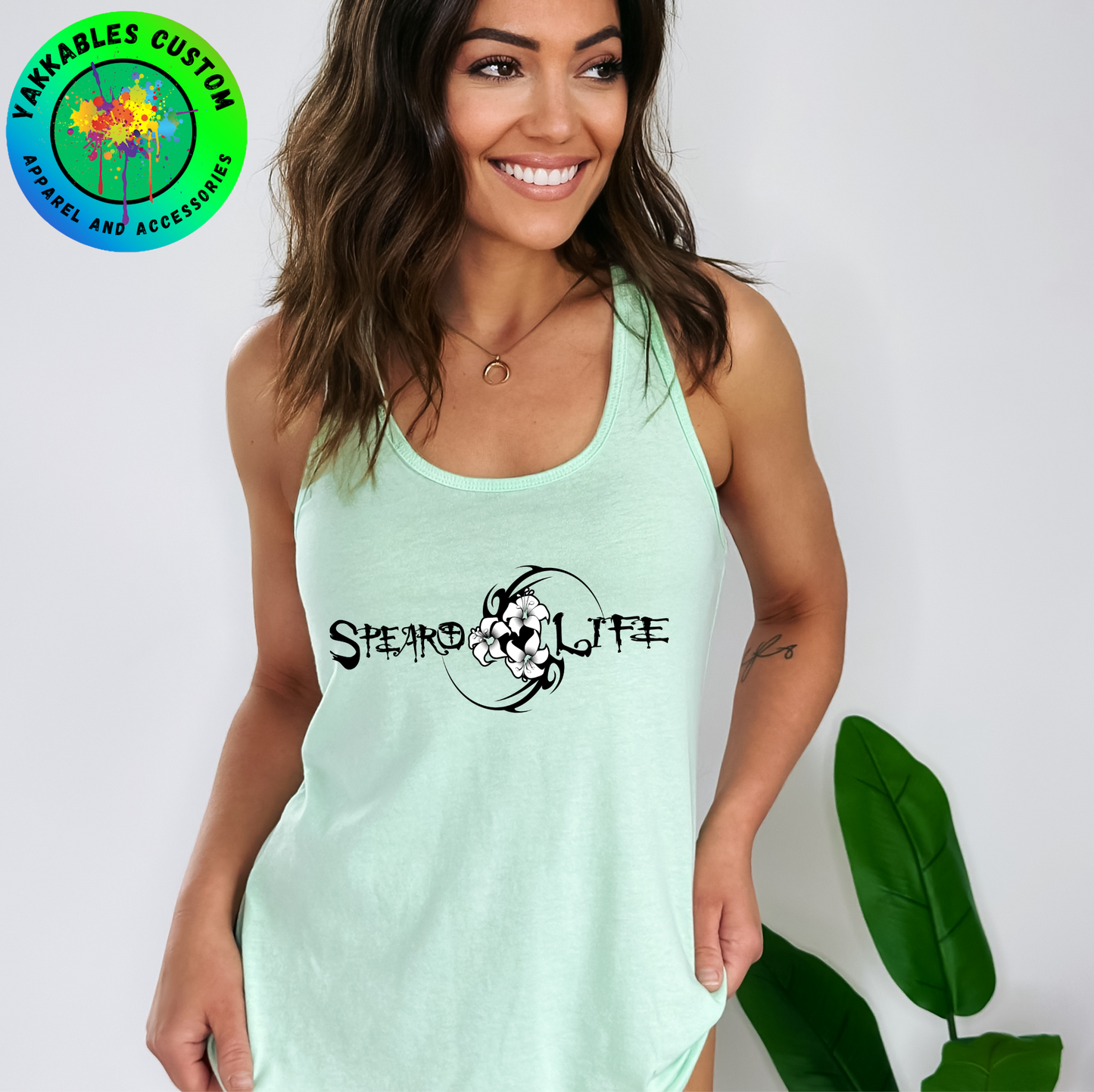 SpearoLife Hibiscus Flowers Women's Tank Top