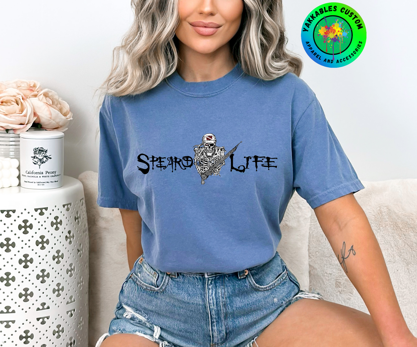 SpearoLife Skeleton Spearfisher T-shirt