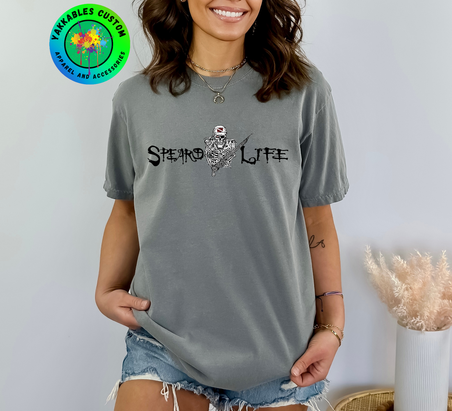 SpearoLife Skeleton Spearfisher T-shirt