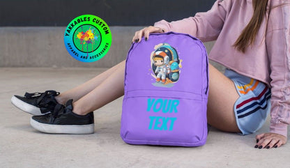 Personalized Space Girl Astronaut Backpack