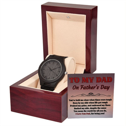 Wooden Watch for Dad for Father's Day Gift Idea for Dad