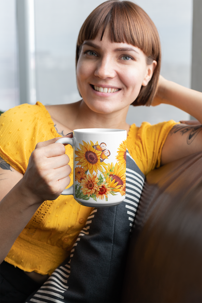 Sunflower Coffee Mug Sunflowers Cup Gift for Mom