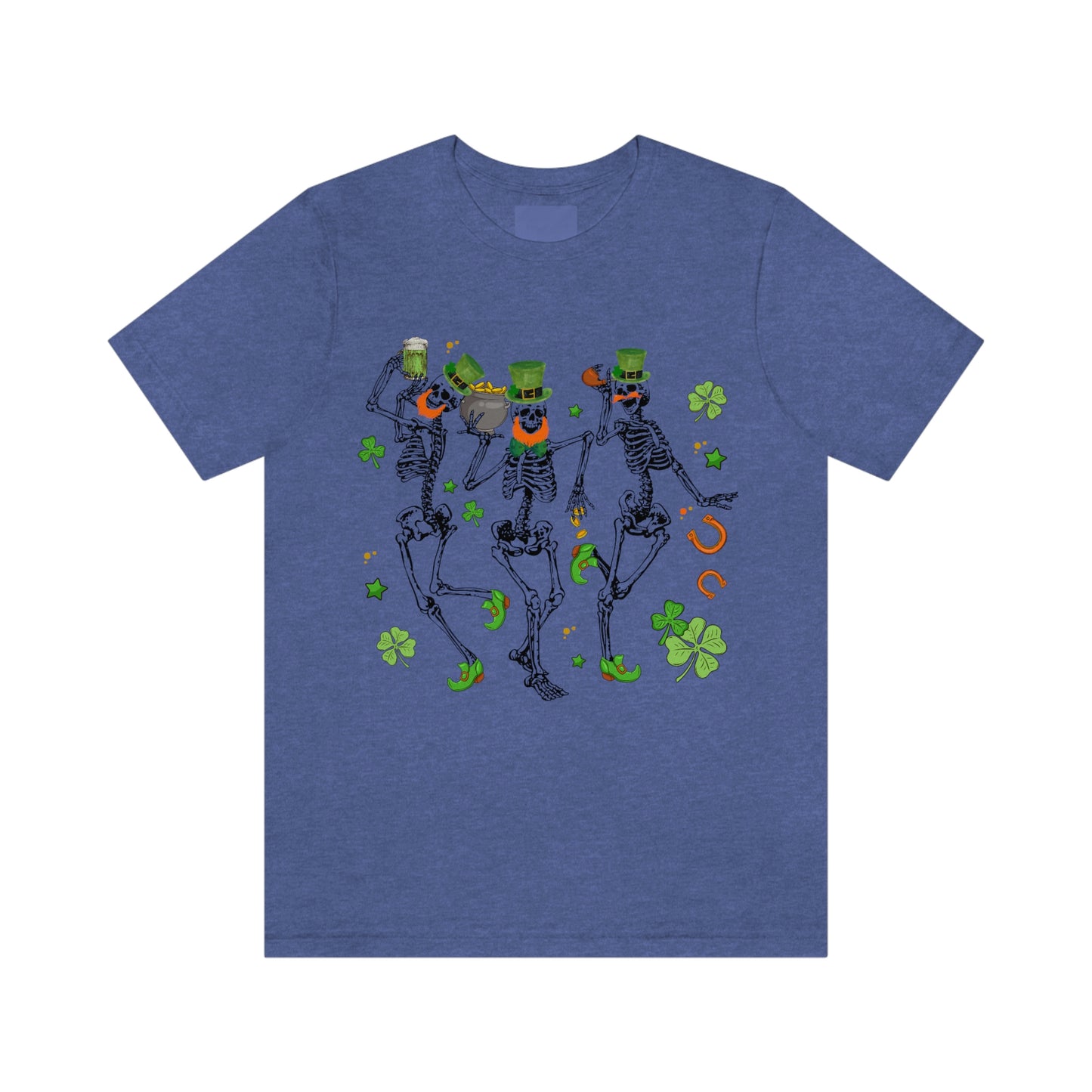 St Patricks Day Dancing Skeleton Leprechauns Shirt