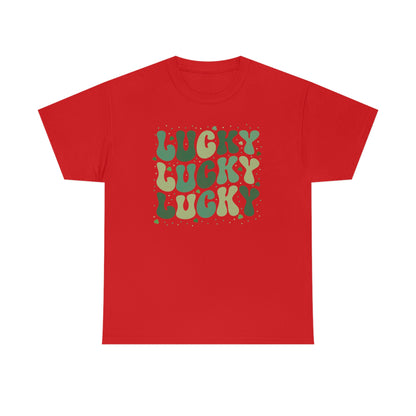 Lucky Lucky Lucky Retro Shirt for St. Patrick's Day