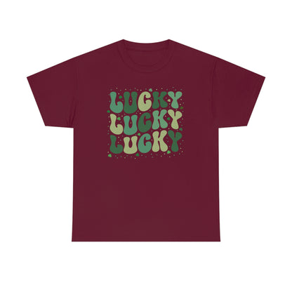 Lucky Lucky Lucky Retro Shirt for St. Patrick's Day