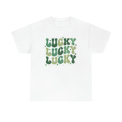 Lucky Lucky Lucky Retro Shirt for St. Patrick's Day