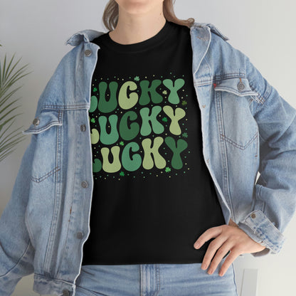 Lucky Lucky Lucky Retro Shirt for St. Patrick's Day