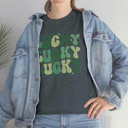 Lucky Lucky Lucky Retro Shirt for St. Patrick's Day