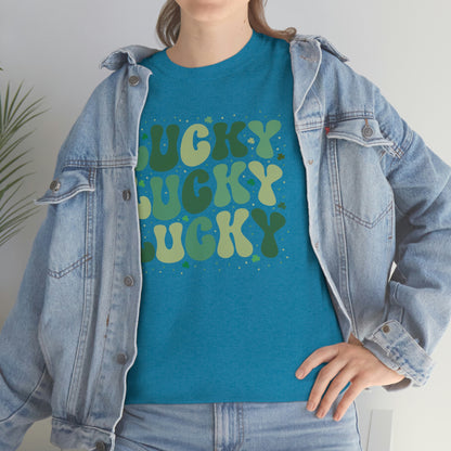 Lucky Lucky Lucky Retro Shirt for St. Patrick's Day