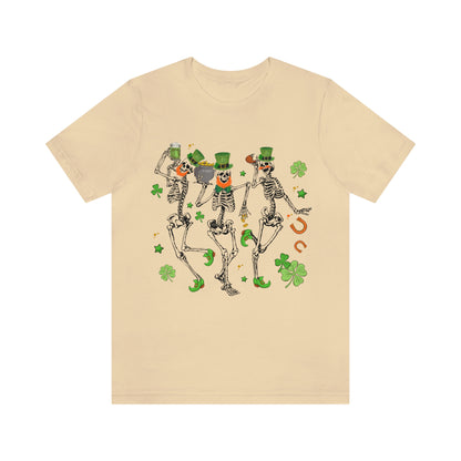 St Patricks Day Dancing Skeleton Leprechauns Shirt