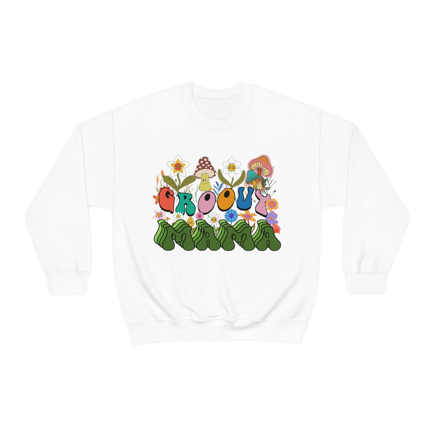 Groovy Mama Sweatshirt for Mothers Day Gift for Mom