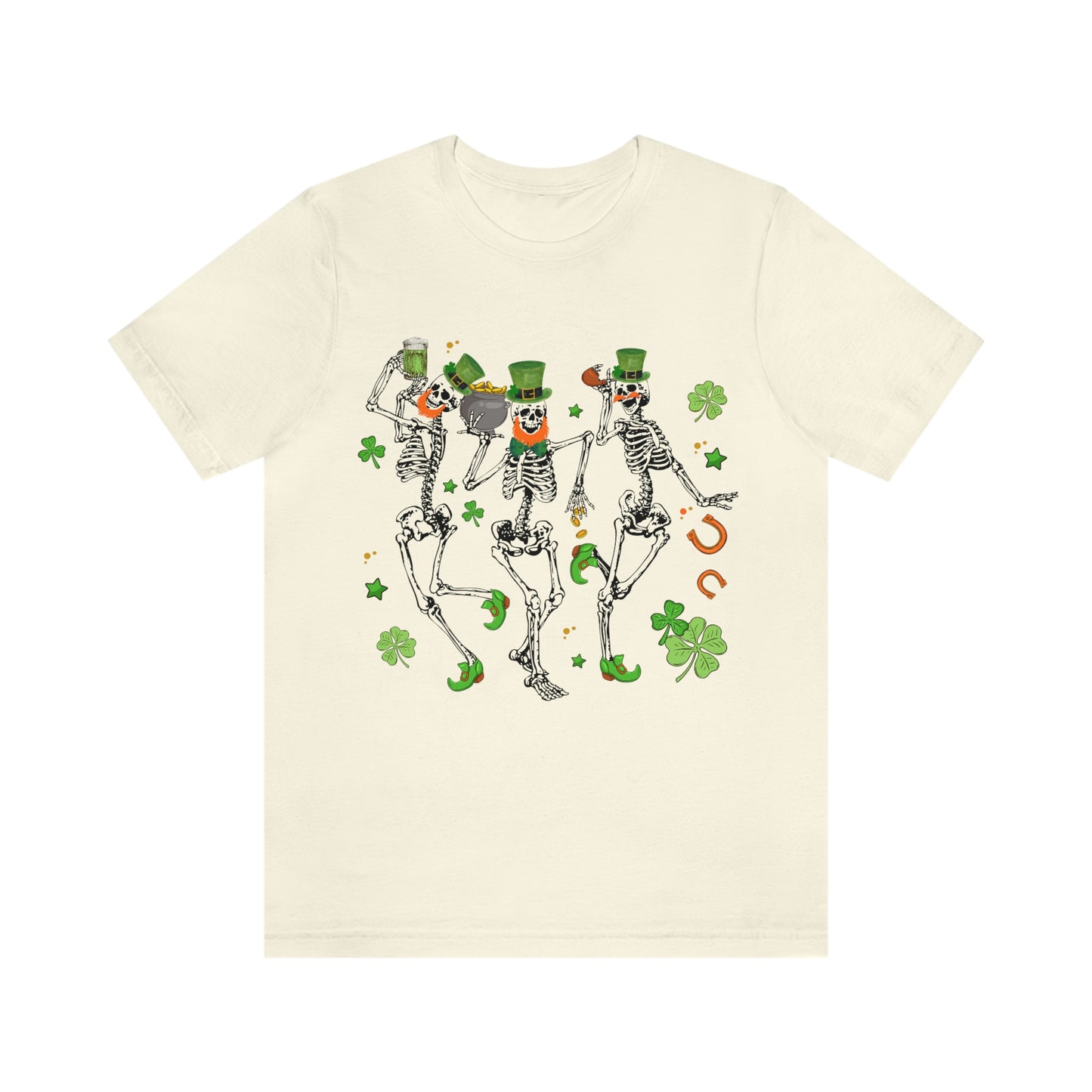 St Patricks Day Dancing Skeleton Leprechauns Shirt