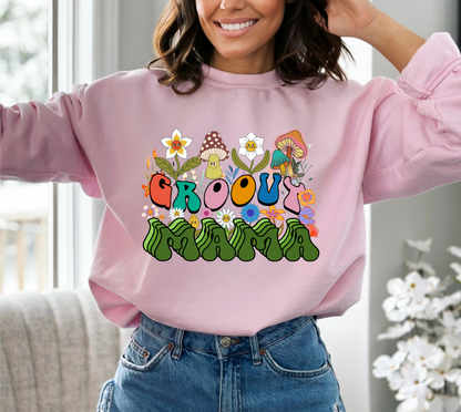 Groovy Mama Sweatshirt for Mothers Day Gift for Mom