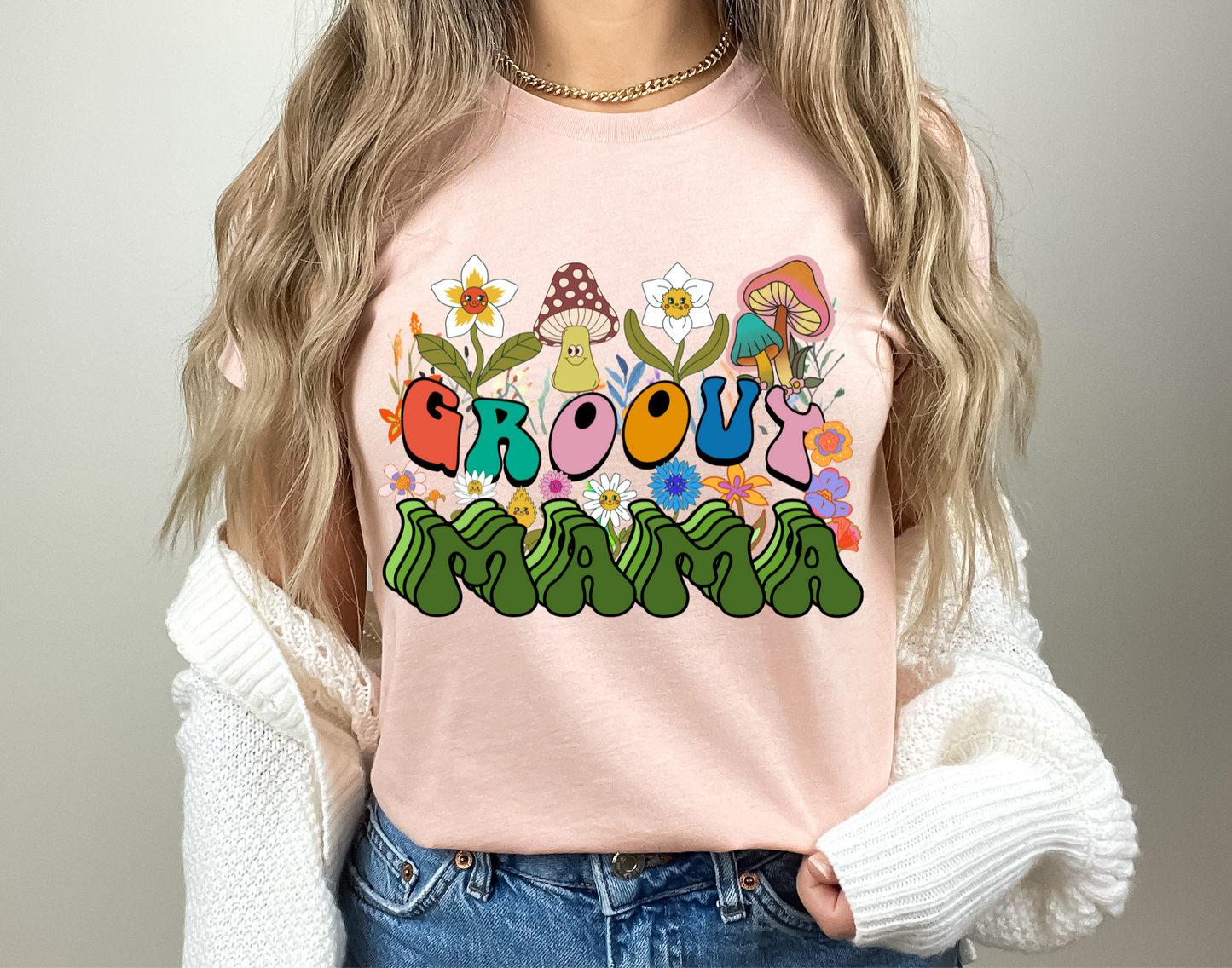 Groovy Mama Shirt for Mom for Mothers Day Gift