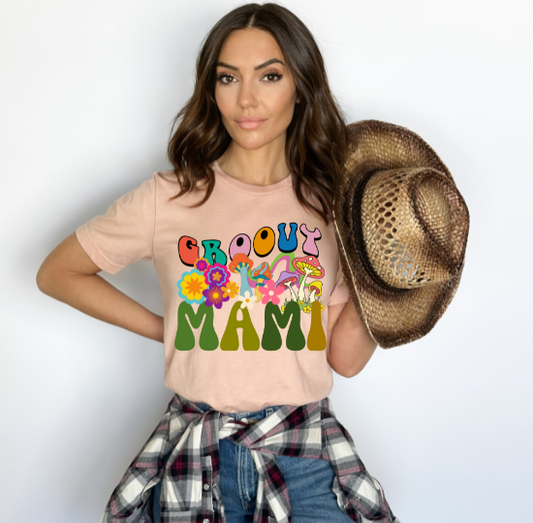 Groovy Mami Shirt for Mothers Day Gift for Madre