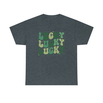 Lucky Lucky Lucky Retro Shirt for St. Patrick's Day