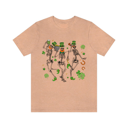 St Patricks Day Dancing Skeleton Leprechauns Shirt