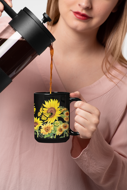 Sunflower Coffee Mug Sunflowers Cup Gift for Mom