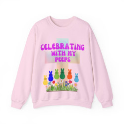 Easter Peeps Sweatshirt Easter Sweatshirt Peeps Easter Shirt Easter Bunny Sweatshirt Cross Easter Shirt Funny Easter Sweatshirt Peeps Shirt