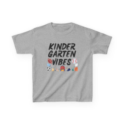 Kids Kindergarten Vibes T-shirt Youth Back To School Shirt Gift For Students Kindergarten Student Tee First Day Of School Gift For Kids Gift