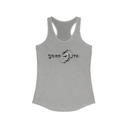SpearoLife Hibiscus Flowers Women's Tank Top Tropical Flowers Shirt Wild Flowers T-shirt Spearfishing Tee Gift Women Spearfisher Freediver 