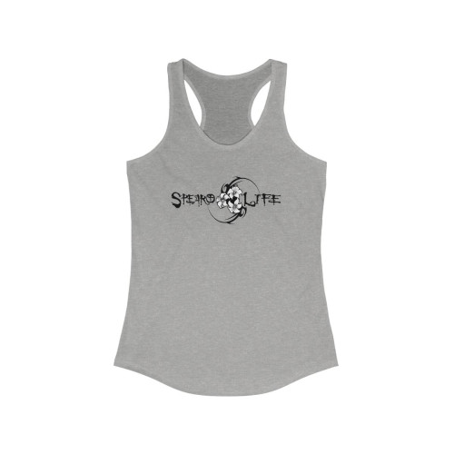 SpearoLife Hibiscus Flowers Women's Tank Top Tropical Flowers Shirt Wild Flowers T-shirt Spearfishing Tee Gift Women Spearfisher Freediver 