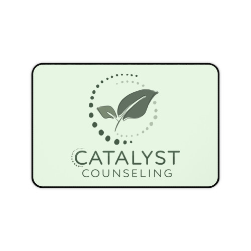 E6F6E2 Custom Desk Mat - Catalyst Counseling