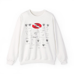 Scuba Hand Signals Unisex Heavy Blend Crewneck Sweatshirt Scuba Diver Gift