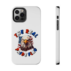 Patriotic - Tough Phone Cases  (The REAL PRIDE FLAG Eagle)