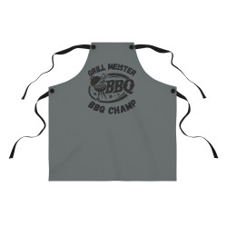 BBQ - Apron (Aop) (GRILL MEISTER) Grey