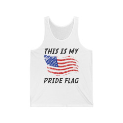 Patriotic - Unisex Jersey Tank (MY PRIDE FLAG)