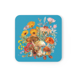 Mushrooms Coaster Fungi Gift Mushrooom Gift Cottagecore Mushroom Décor Cottagecore Coaster Cottagecore Décor Fungi Décor Cottagecore Gift