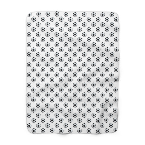 Soccer - Sherpa Fleece Blanket (BALLS)