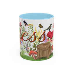 Cottagecore Unbelievably Blessed Mug Cottagecore Mushroom Mugs Mushroom Floral Mug Magic Mushroom Mug Cottagecore Mug Mushroom Coffee Mug