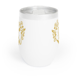 Monogram Wine Tumbler, Champagne Tumbler, Bridesmaid Tumbler, Bridesmaid Gift, Mom Tumbler, Mom Gift, Personalized Tumbler, Chill Tumbler