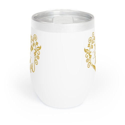 Monogram Wine Tumbler, Champagne Tumbler, Bridesmaid Tumbler, Bridesmaid Gift, Mom Tumbler, Mom Gift, Personalized Tumbler, Chill Tumbler